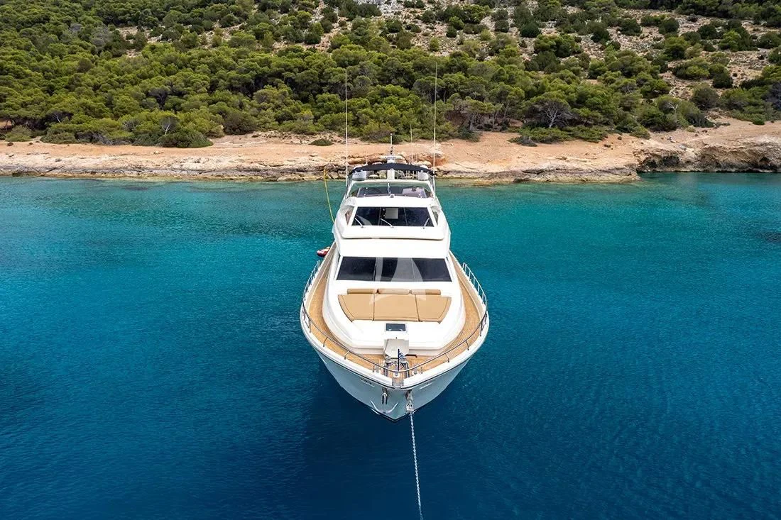 a boat on the water aboard BELLAS BOY Yacht for Sale