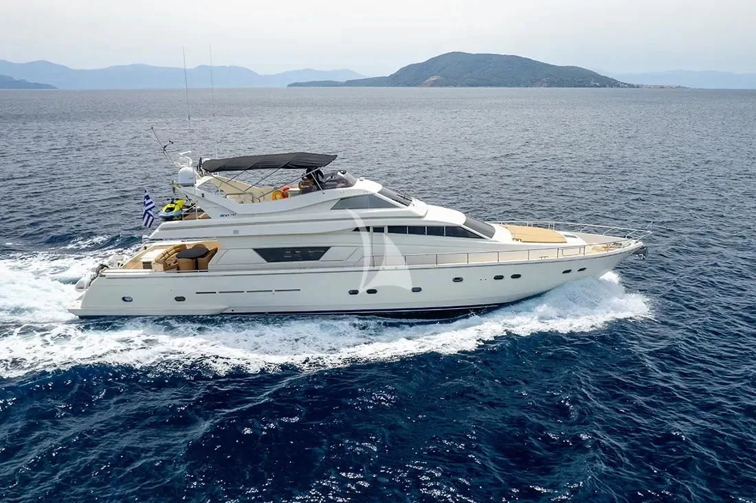 a boat on the water aboard BELLAS BOY Yacht for Sale