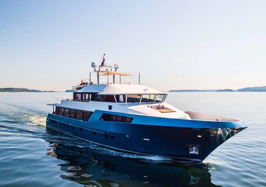 a boat on the water aboard ASCENTE Yacht for Charter