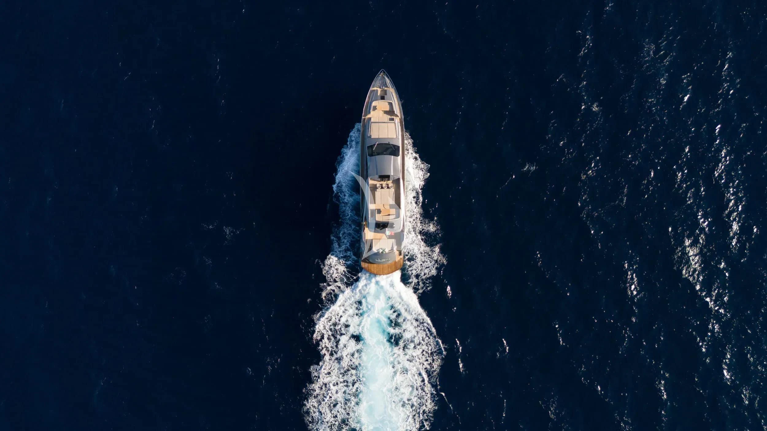 a rocket blasting off aboard JUST 4 Yacht for Sale