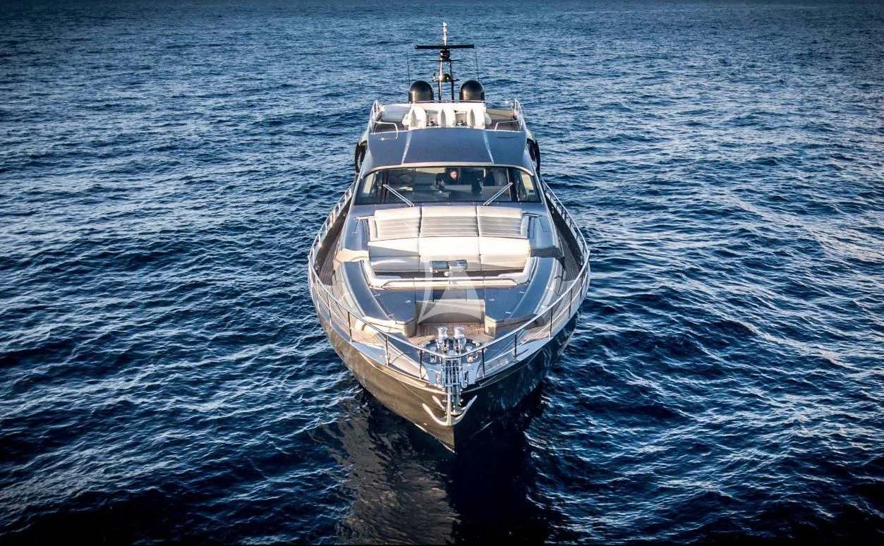 a boat in the water aboard JUST 4 Yacht for Sale