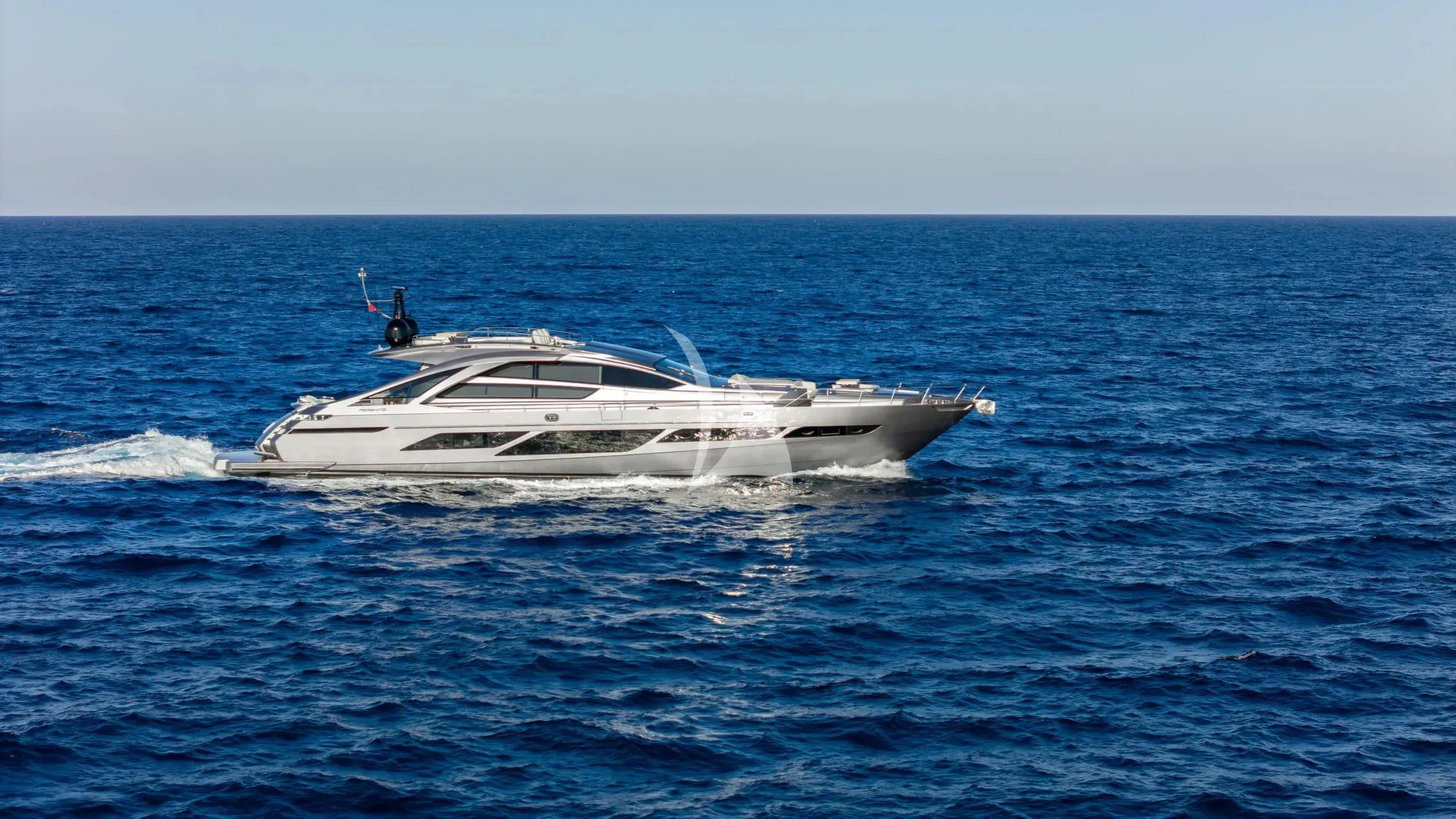 a white boat in the water aboard JUST 4 Yacht for Sale