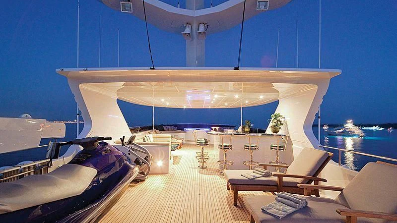 a boat on the water aboard POPEYE Yacht for Sale