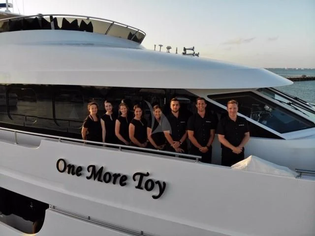 a group of people in a boat aboard POPEYE Yacht for Sale