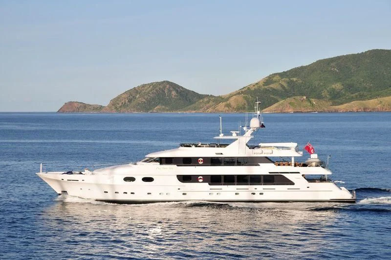 a boat on the water aboard POPEYE Yacht for Sale