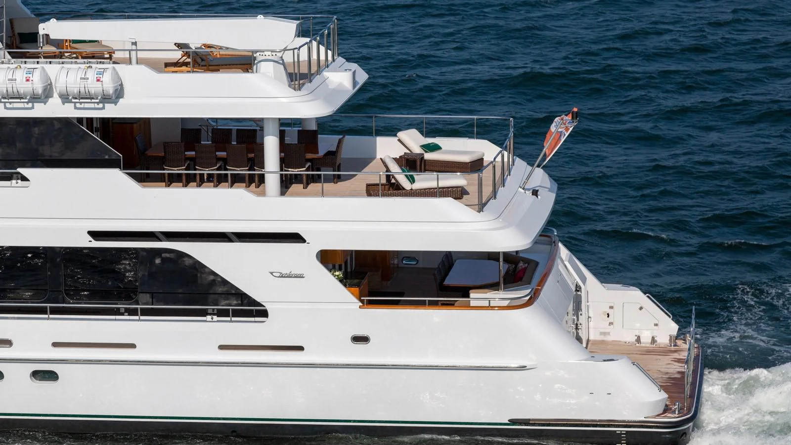 a boat on the water aboard POPEYE Yacht for Sale