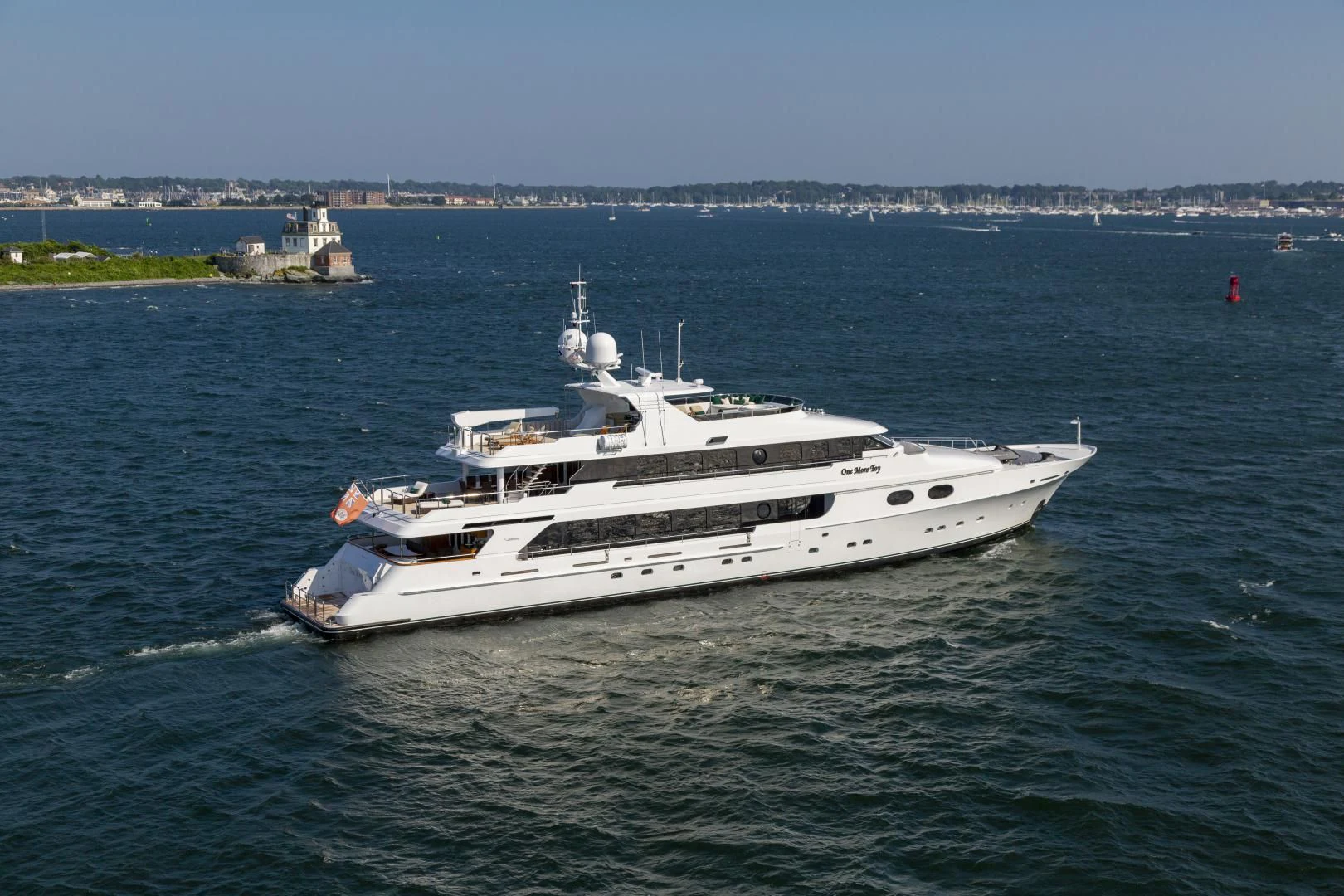 a boat on the water aboard POPEYE Yacht for Sale