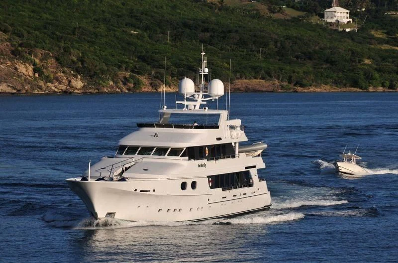a boat on the water aboard POPEYE Yacht for Sale