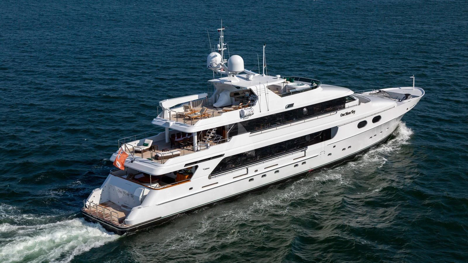 a ship on the water aboard POPEYE Yacht for Sale