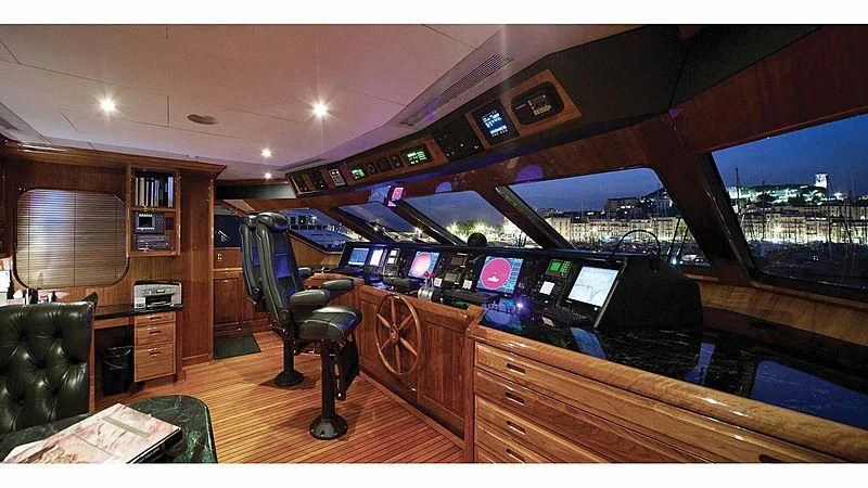 inside of a cabin aboard POPEYE Yacht for Sale