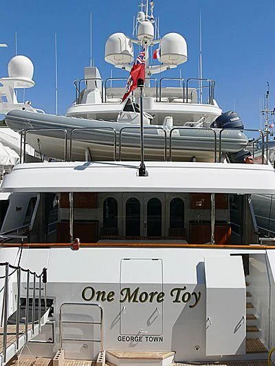 a boat on a boat aboard POPEYE Yacht for Sale