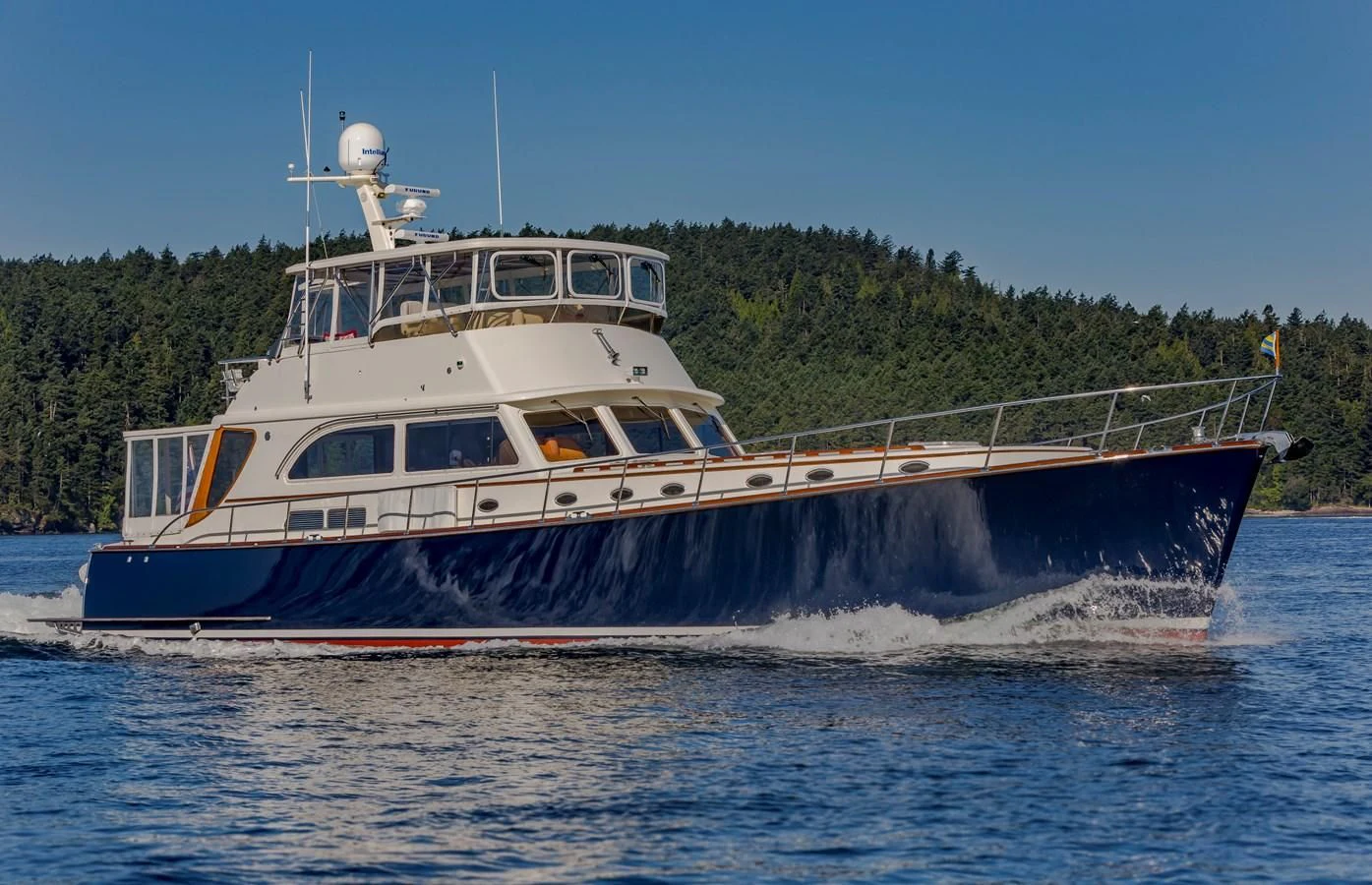 a boat on the water aboard REVELRY Yacht for Sale