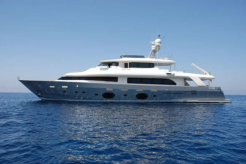 a boat in the water aboard SEVENTH SENSE Yacht for Charter