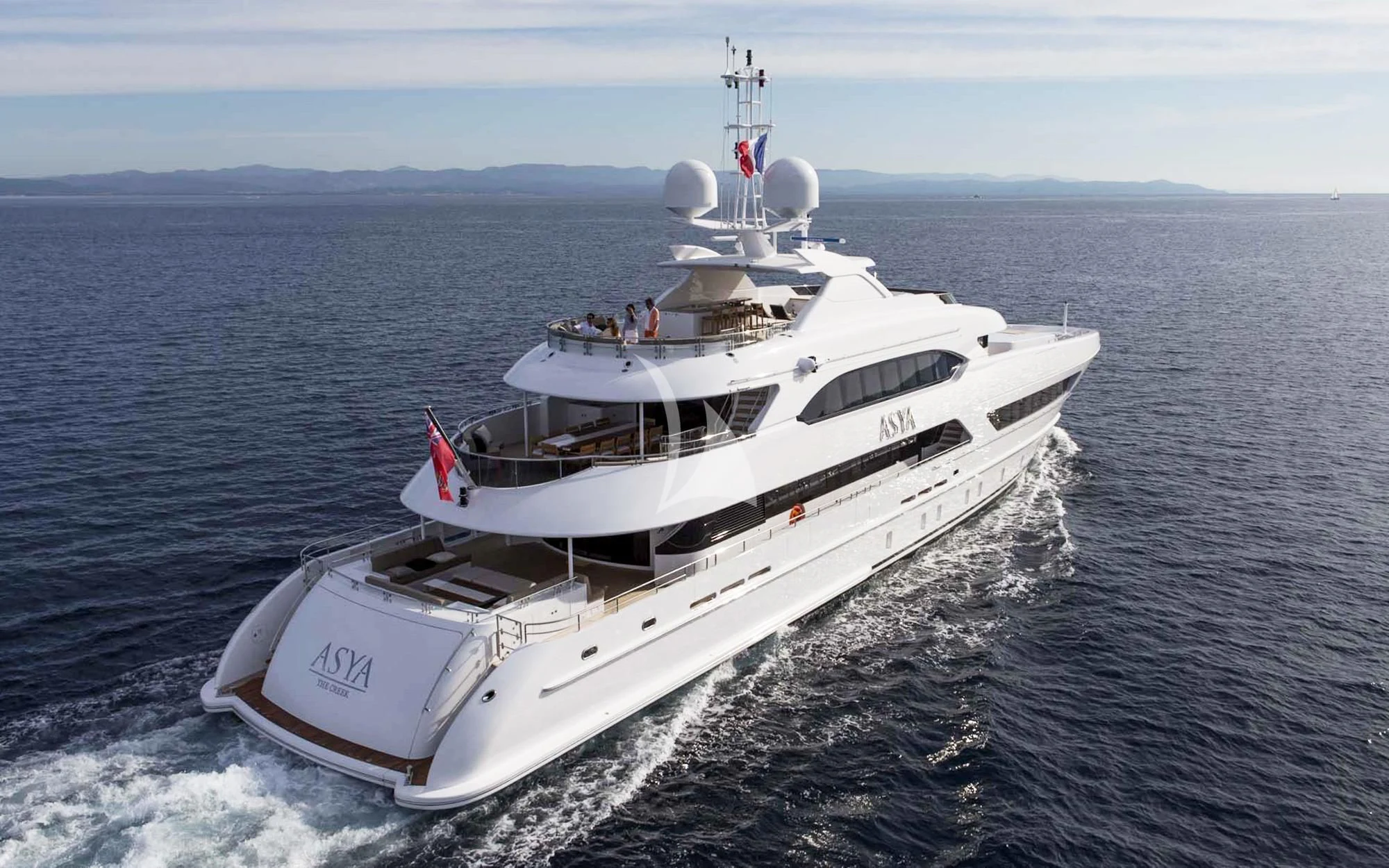 a ship in the water aboard ASYA Yacht for Sale