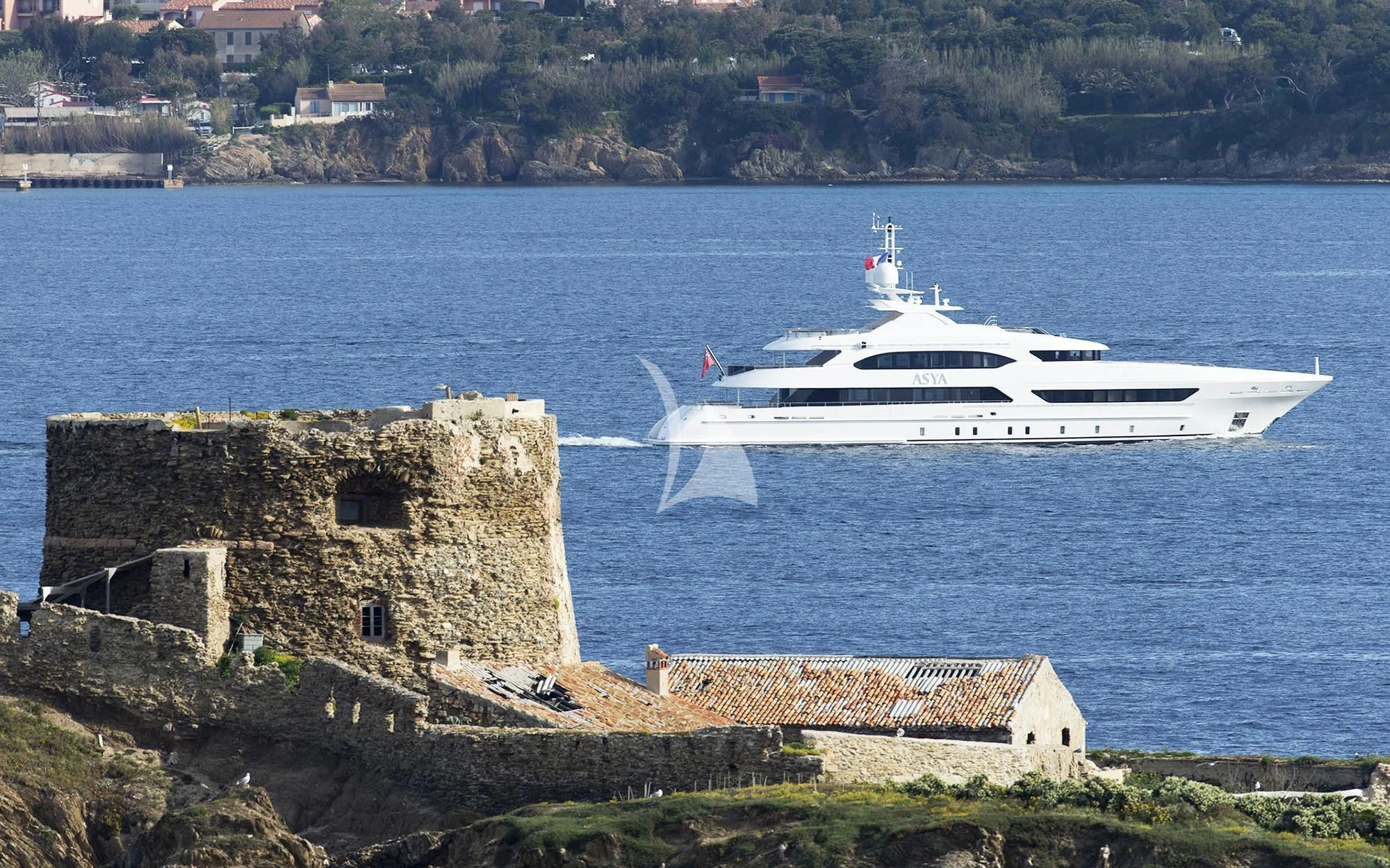 a boat on the water aboard ASYA Yacht for Sale