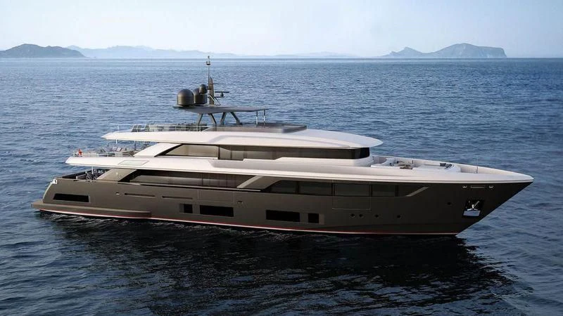 a boat in the water aboard FOUR FLOWERS III Yacht for Sale