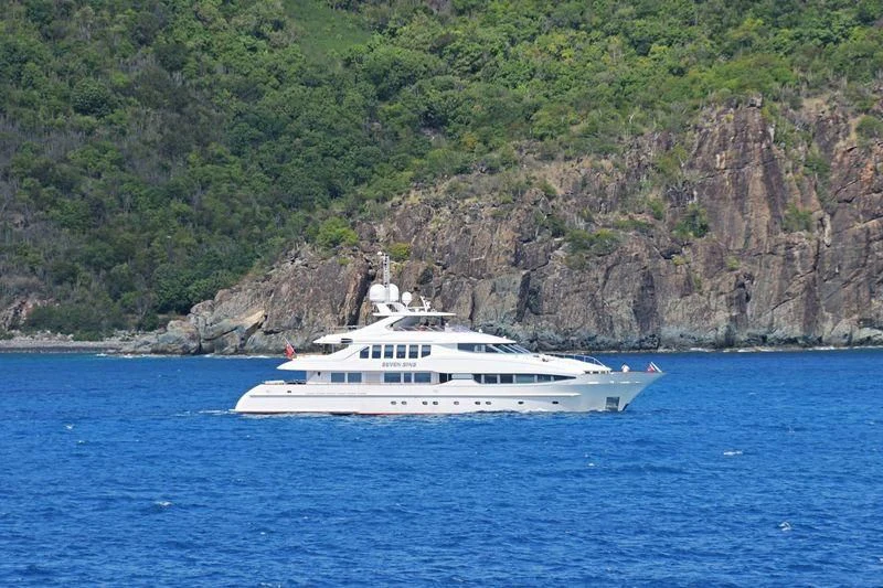 a boat on the water aboard THE LADY K Yacht for Sale