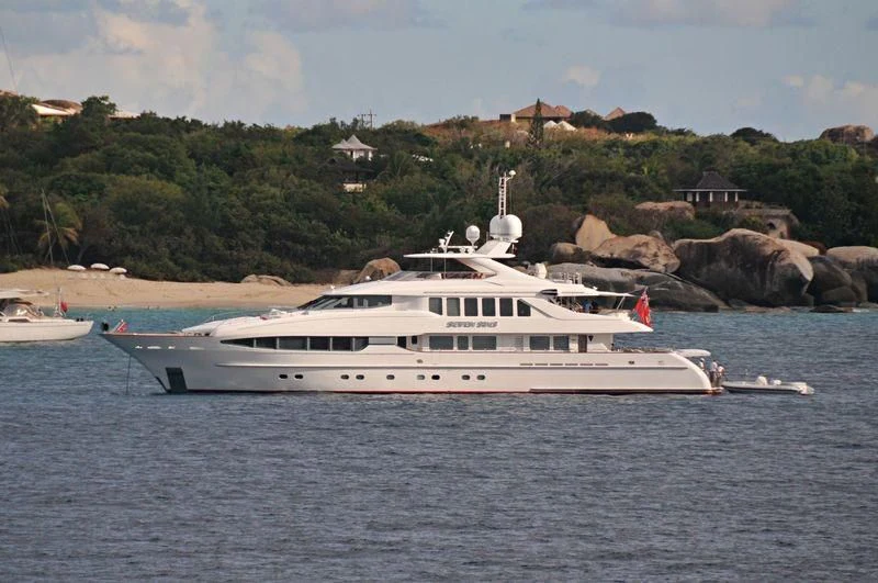 a boat on the water aboard THE LADY K Yacht for Sale