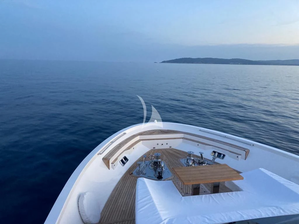 a boat on the water aboard JOURNEY Yacht for Sale