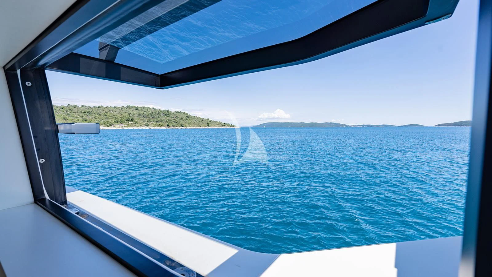 a view of the ocean from a boat aboard JOURNEY Yacht for Sale