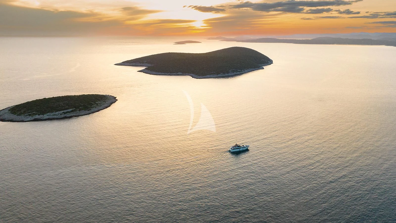 a boat in the water aboard JOURNEY Yacht for Sale