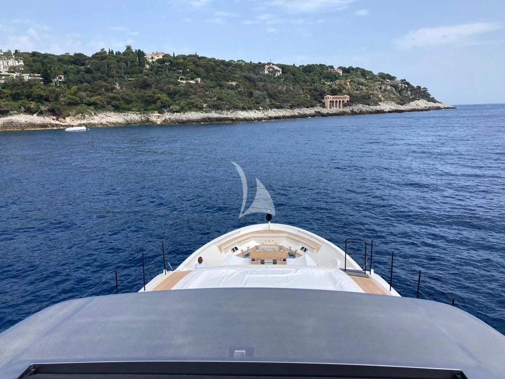 a boat on the water aboard JOURNEY Yacht for Sale