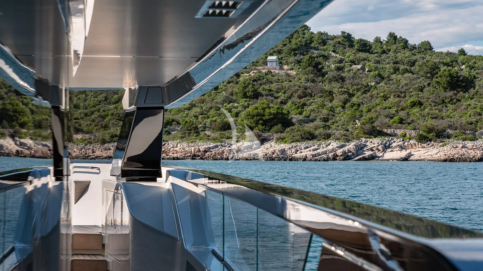 a boat on the water aboard JOURNEY Yacht for Sale