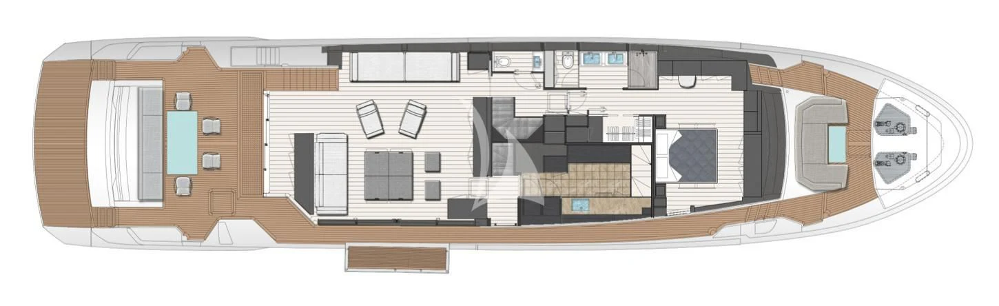 diagram aboard JOURNEY Yacht for Sale