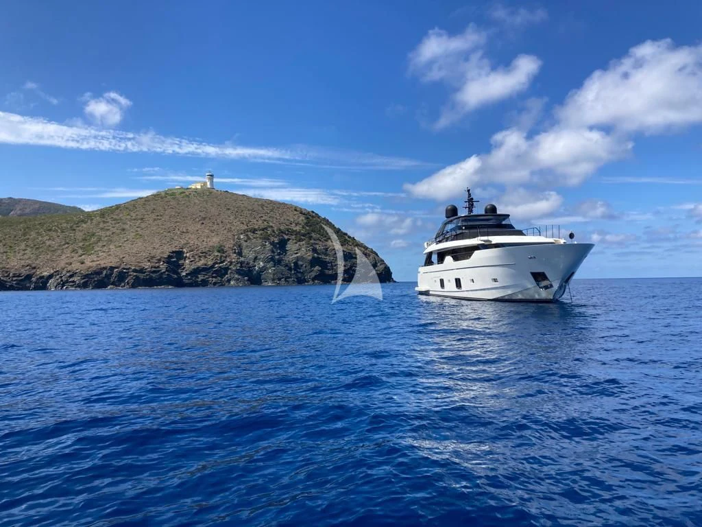 a boat on the water aboard JOURNEY Yacht for Sale