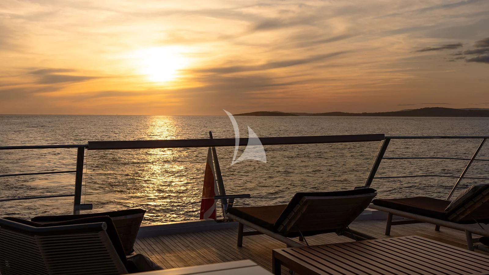 a boat on the water aboard JOURNEY Yacht for Sale