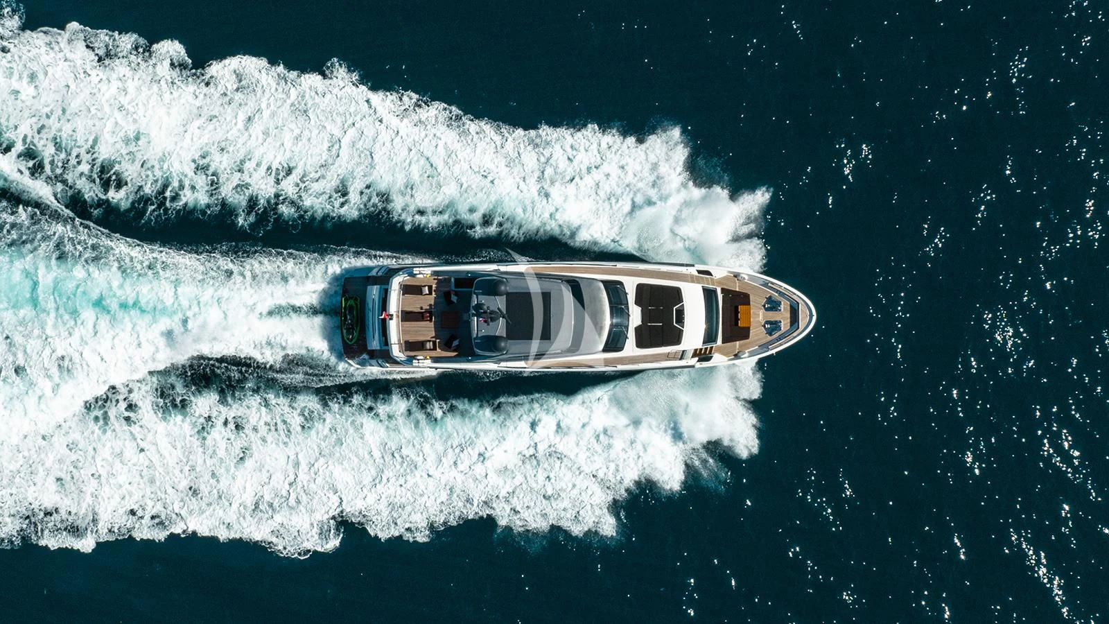 a boat in the water aboard JOURNEY Yacht for Sale