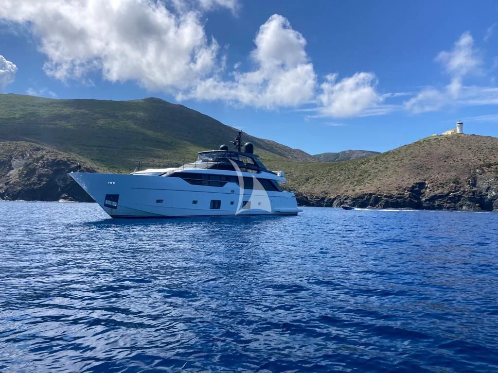 a boat on the water aboard JOURNEY Yacht for Sale