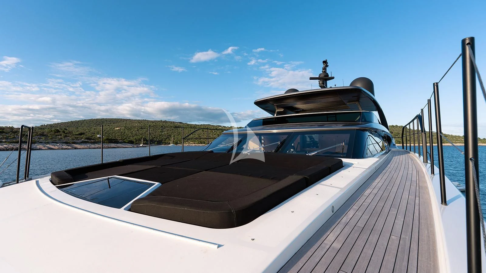 a boat on the water aboard JOURNEY Yacht for Sale