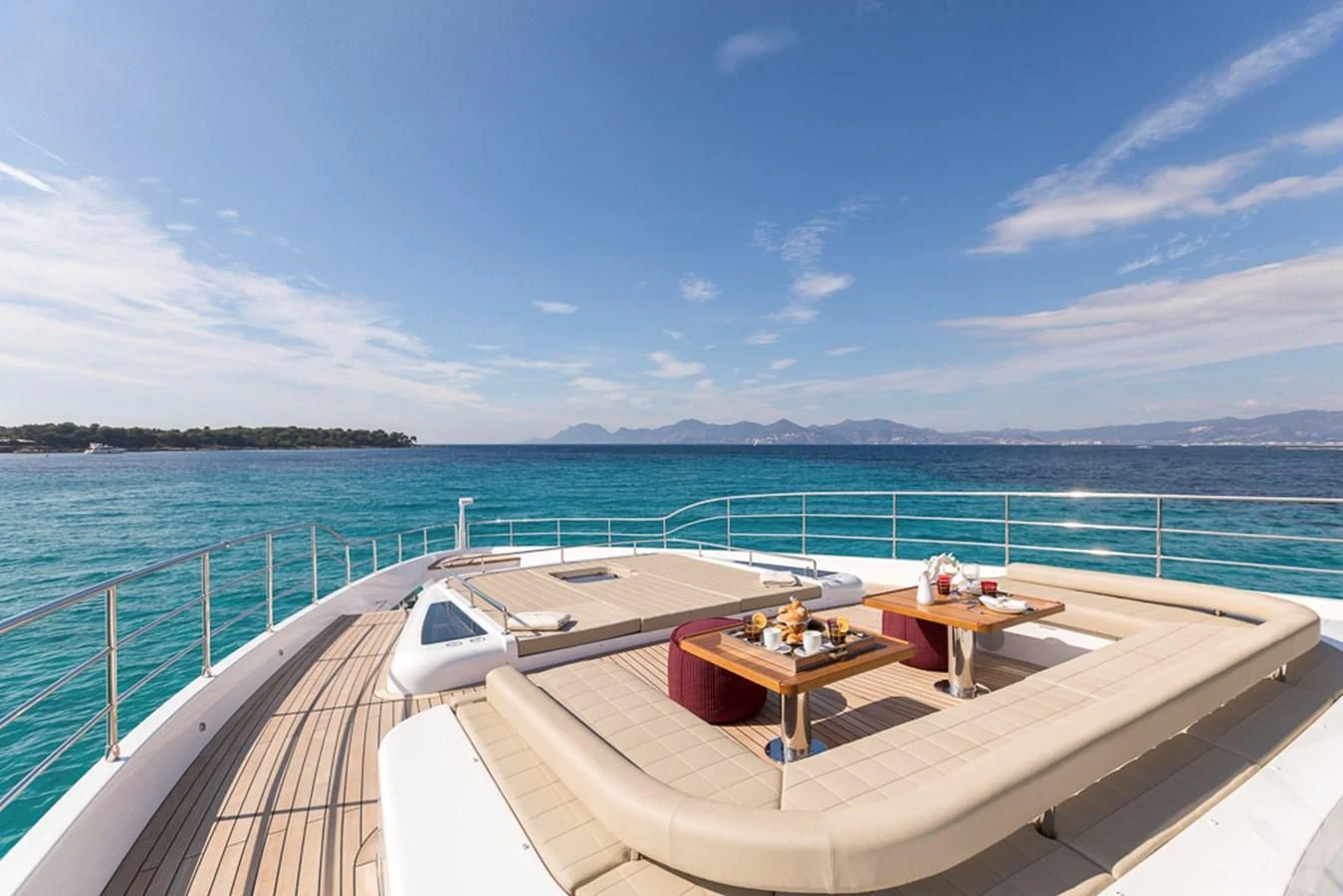a boat on a body of water aboard MAJESTY 100 Yacht for Sale
