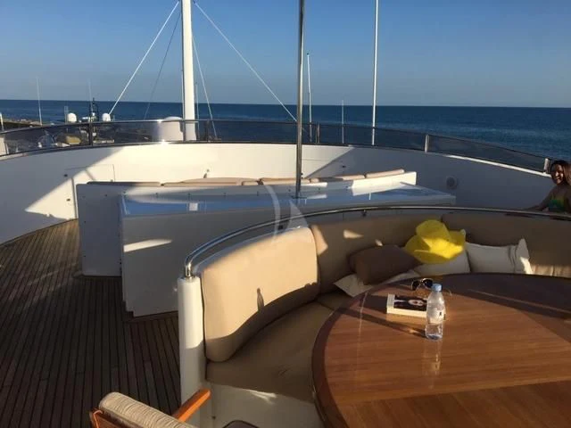 a boat on the water aboard MORE Yacht for Sale