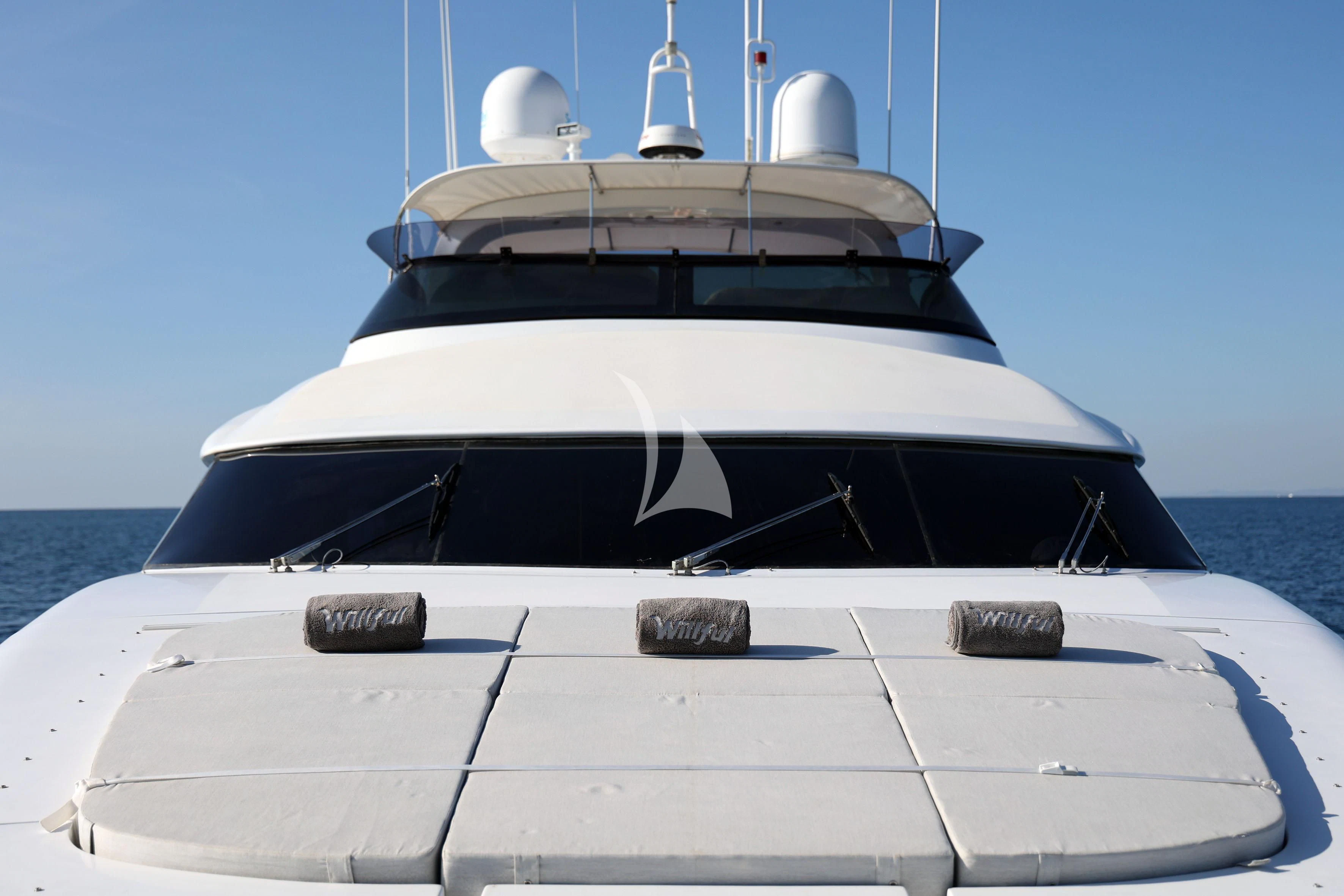 a boat on the water aboard WILLFUL Yacht for Sale