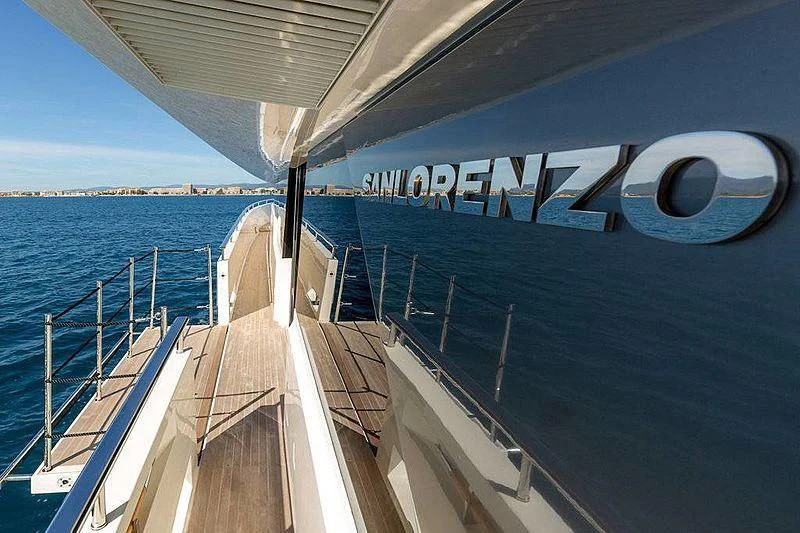 a boat on the water aboard WANDA Yacht for Sale