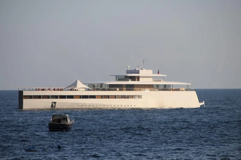 a boat on the water aboard VENUS Yacht for Sale