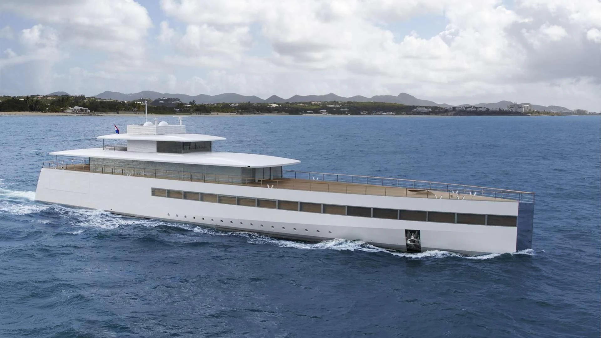 a boat on the water aboard VENUS Yacht for Sale