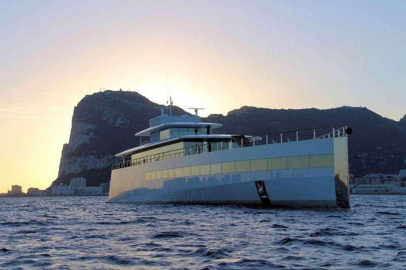 a boat on the water aboard VENUS Yacht for Sale