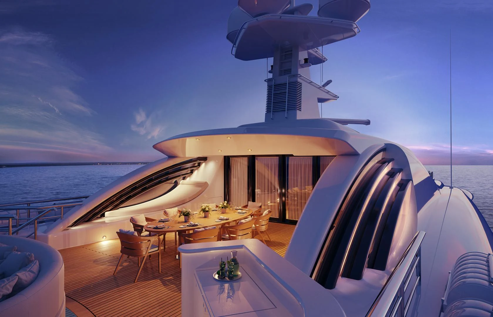 a boat on the water aboard AMELS 220 Yacht for Sale
