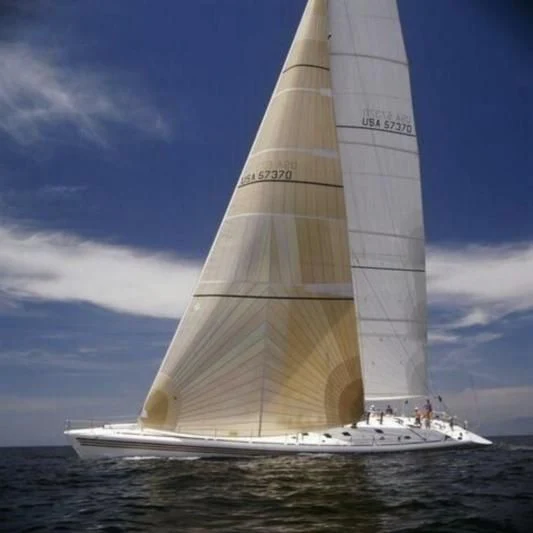 a sailboat on the water aboard CHRISTINE Yacht for Sale