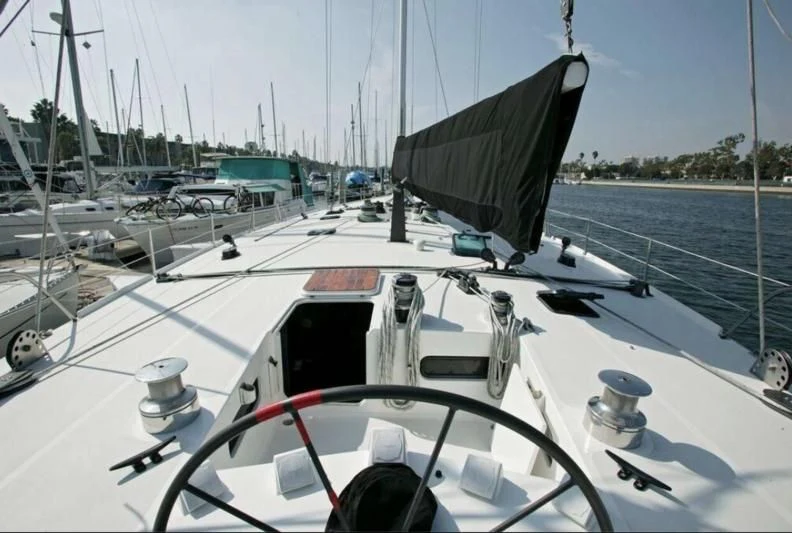 a boat on the water aboard CHRISTINE Yacht for Sale