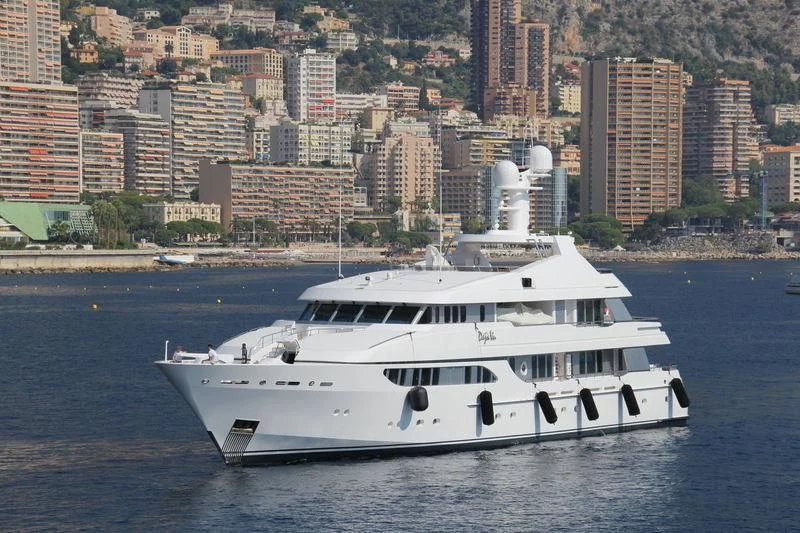 a boat on the water aboard REVERIE Yacht for Sale