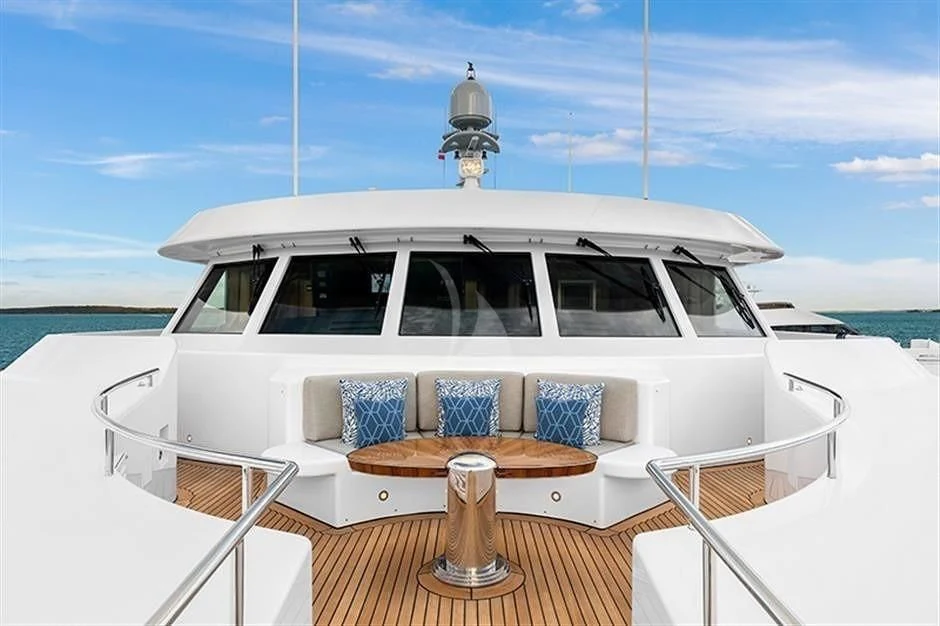 a boat on the water aboard REVERIE Yacht for Sale