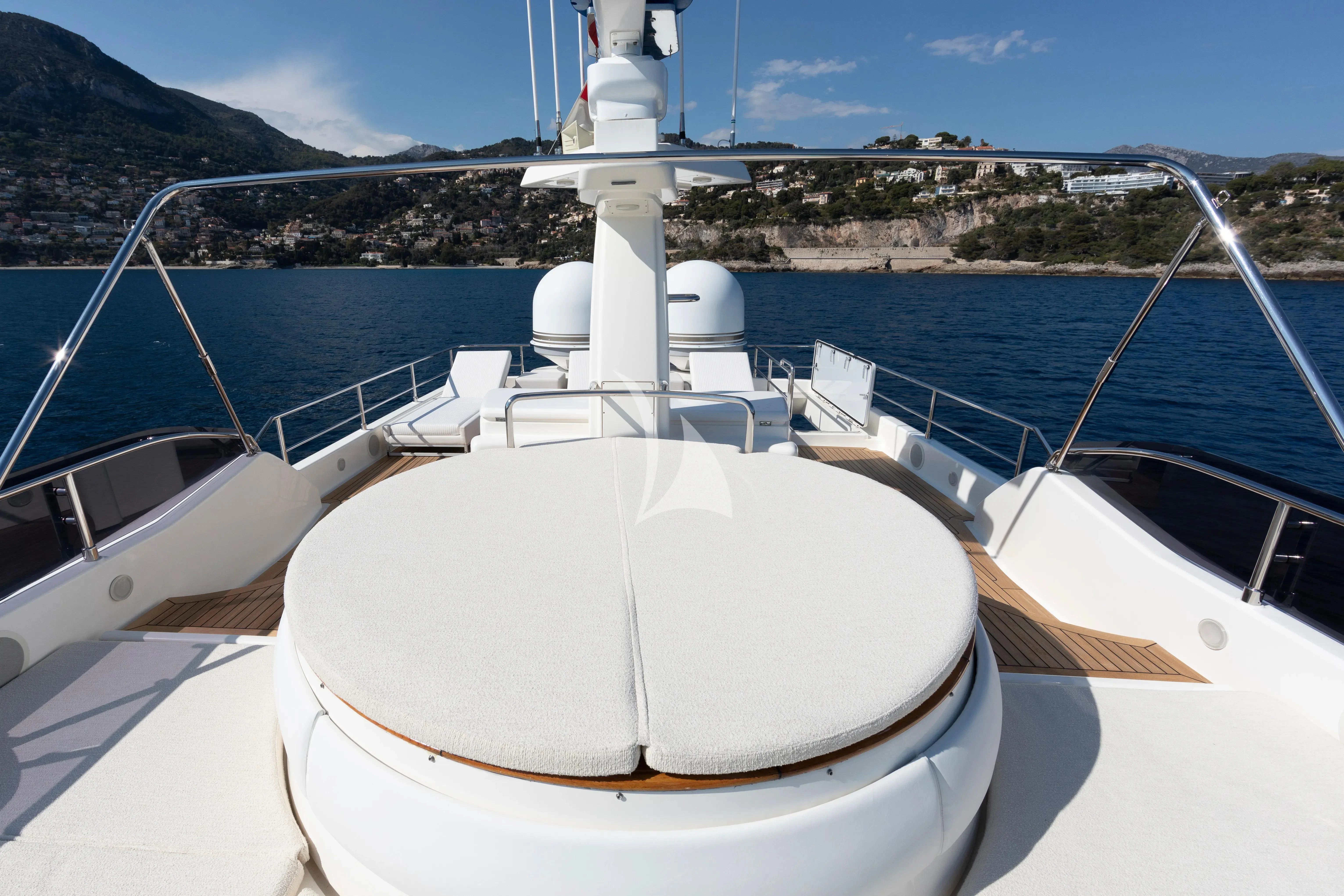 a boat on the water aboard CENTURION Yacht for Sale