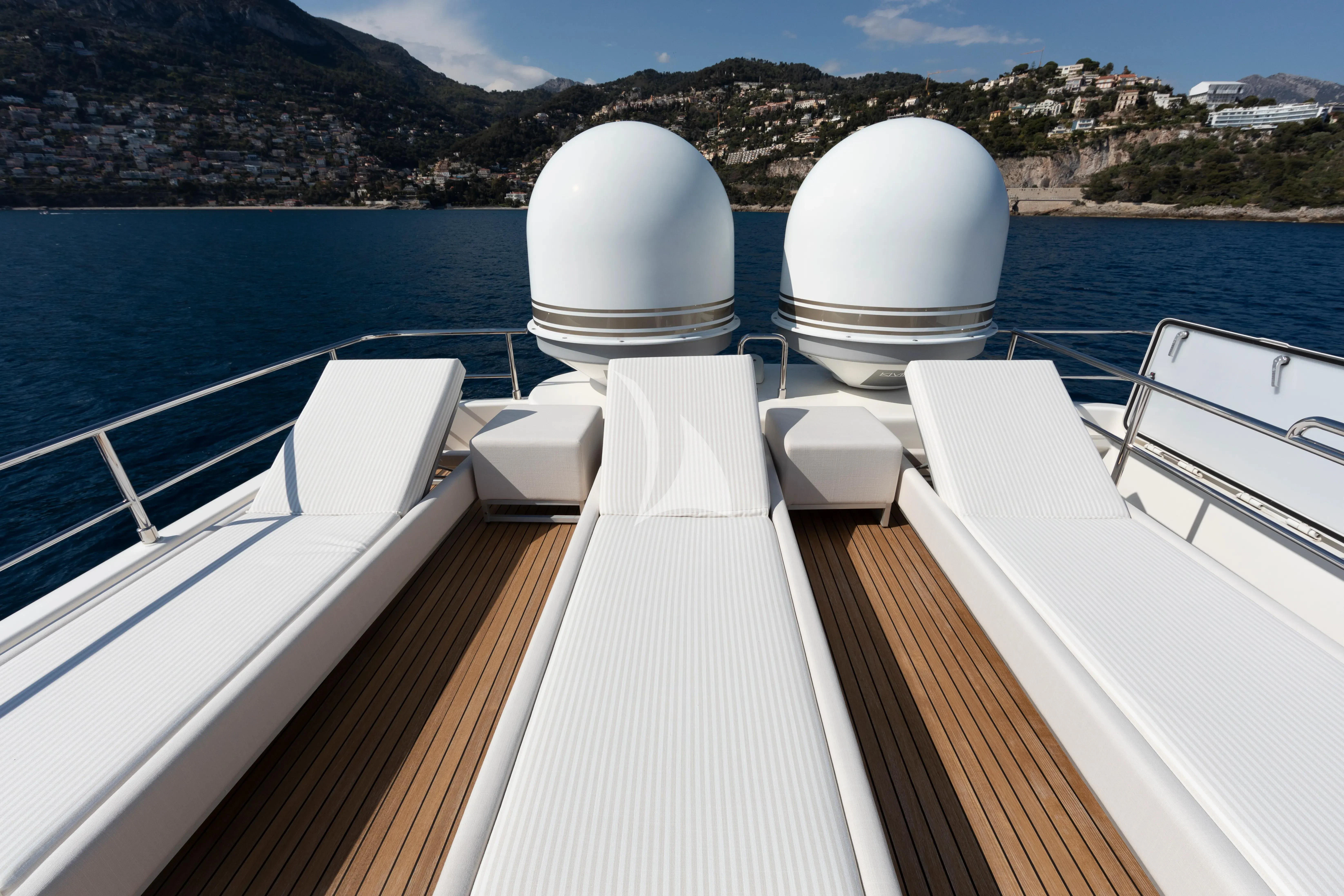a boat on the water aboard CENTURION Yacht for Sale