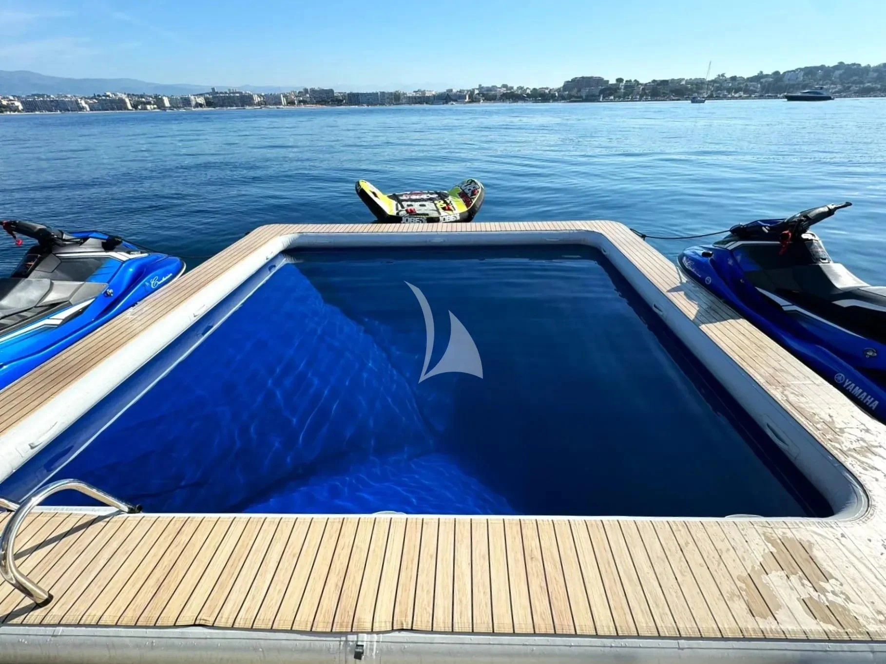 a boat on the water aboard CENTURION Yacht for Sale