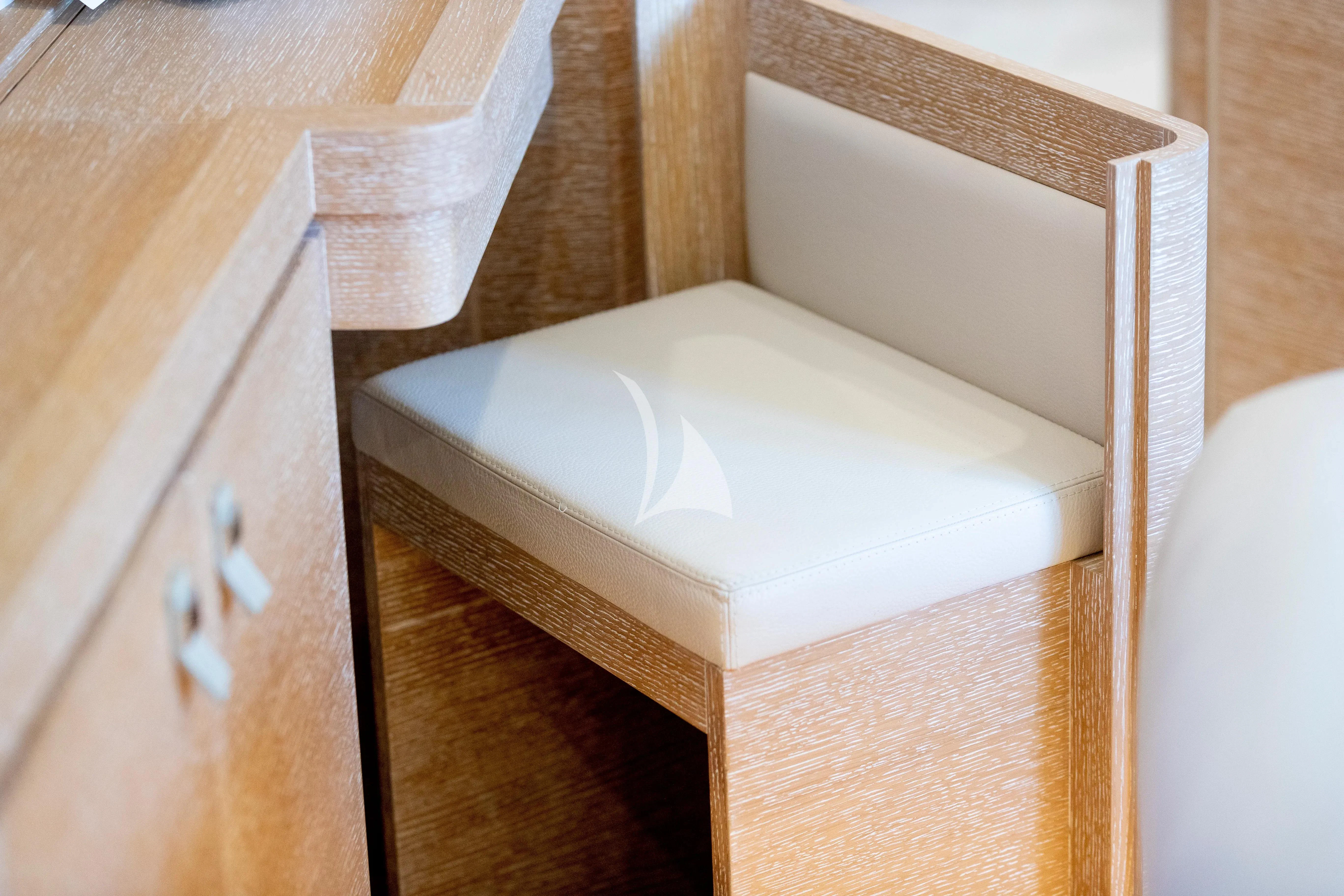 a white bathtub in a bathroom aboard CENTURION Yacht for Sale