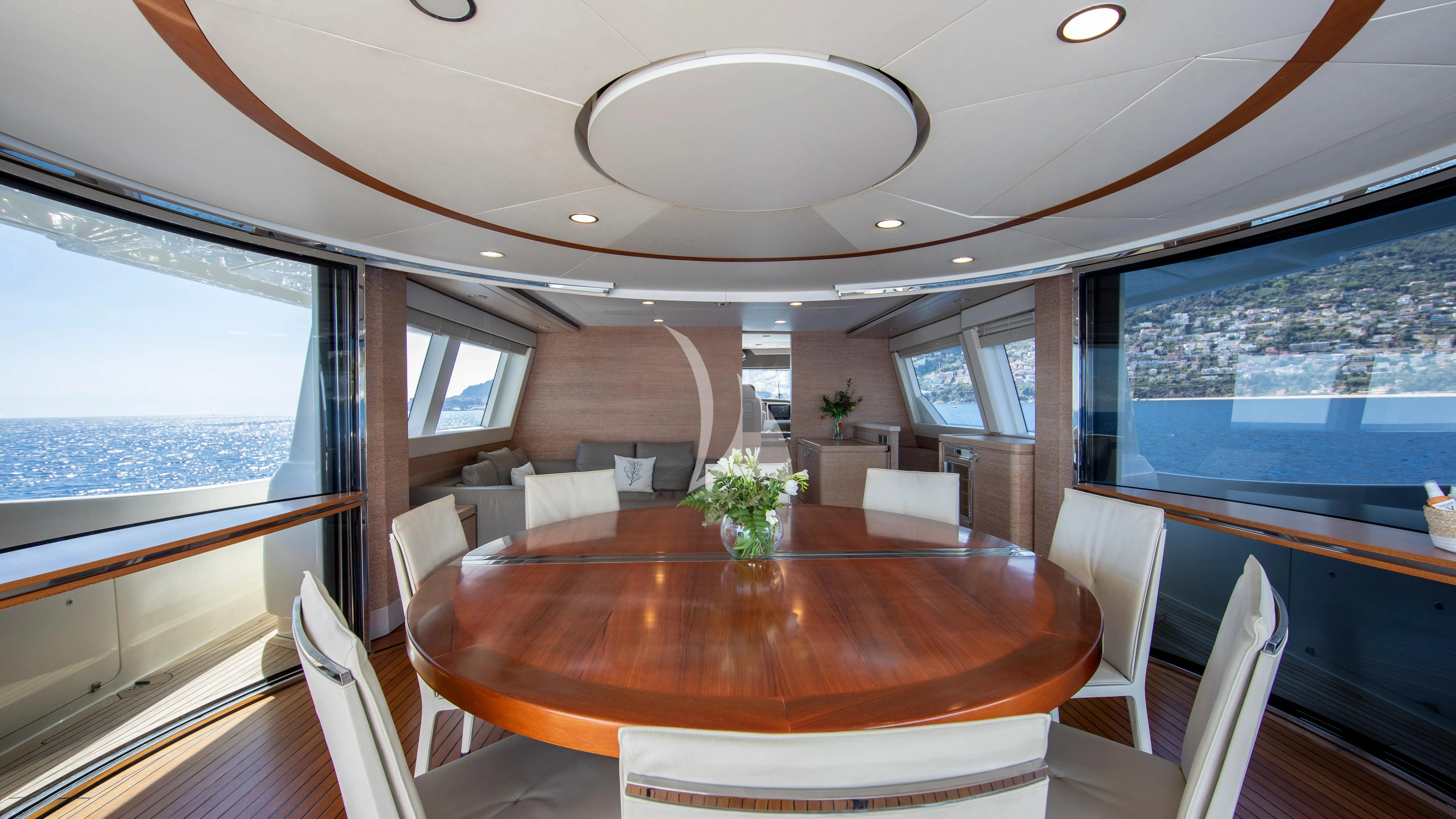inside of a boat aboard CENTURION Yacht for Sale
